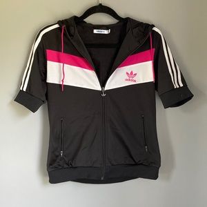 Adidas zip up shirt